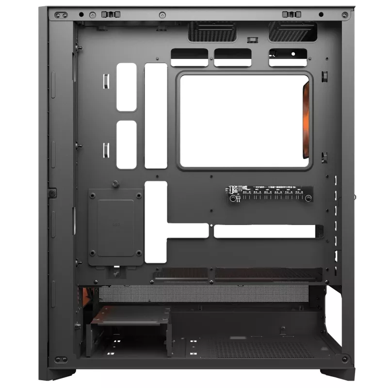 COUGAR Midi Tower Case, Airface 180, ARGB, Czarny