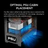 COUGAR Midi Tower Case, Airface 180, ARGB, Czarny