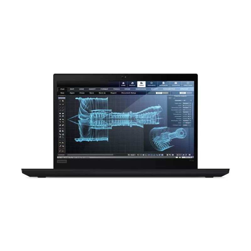 Odnowiony Mobilna stacja robocza T1A Lenovo ThinkPad P14s Gen 2 — Intel Core i5-1145G7, 14 cali FHD, 16 GB DDR4, 256 GB SSD, Windows 11 Pro, Czarny
