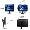 Philips 3000 series 24B2U3301D/00 monitor komputerowy 61,2 cm (24,1 cala) 1920 x 1200 pikseli WUXGA LCD Czarny