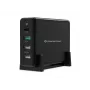 Conceptronic OZUL 4-Port 65W USB PD Desktop Charger, Indoor, AC, 5 V, Czarny