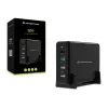 Conceptronic OZUL 4-Port 65W USB PD Desktop Charger, Indoor, AC, 5 V, Czarny