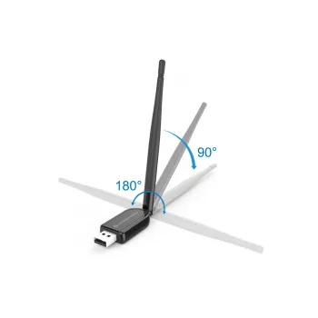 Conceptronic ABBY Long Range Bluetooth 5.1 USB Adapter z zewnętrzną anteną