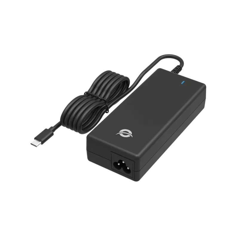 Conceptronic OZUL03BUK 100W GaN Desktop USB PD Charger, Built-in USB-C kabel, UK plug