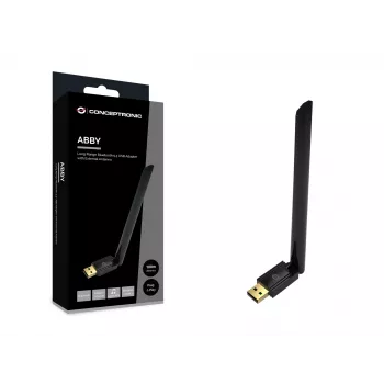Conceptronic ABBY17B Adapter USB Bluetooth 5.3 Dalekiego Zasięgu, Antena Zewnętrzna
