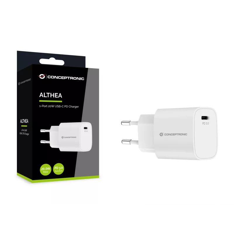 Ładowarka Conceptronic 1-Port 20W USB-C PD Charger