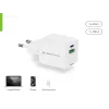 Ładowarka Conceptronic 2-portowa 20W GaN USB PD, USB-C x 1, USB-A x 1, QC 3.0, PPS