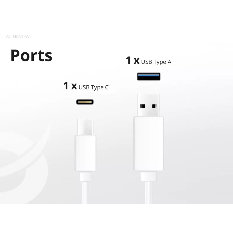 Ładowarka Conceptronic 2-portowa 20W GaN USB PD, USB-C x 1, USB-A x 1, QC 3.0, PPS