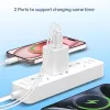 Ładowarka Conceptronic 2-portowa 20W GaN USB PD, USB-C x 1, USB-A x 1, QC 3.0, PPS