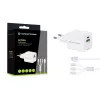 Ładowarka sieciowa Conceptronic 2-portowa 33 W GaN USB PD z kablem ładującym 3-w-1, USB-C x 1, USB-A x 1, QC 3.0, PPS