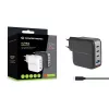 Ładowarka Conceptronic 4-portowa 100 W GaN USB PD z kablem ładującym USB-C, USB-C x 3, USB-A x 1, QC 3.0, PPS