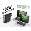Ładowarka Conceptronic 4-portowa 100 W GaN USB PD z kablem ładującym USB-C, USB-C x 3, USB-A x 1, QC 3.0, PPS