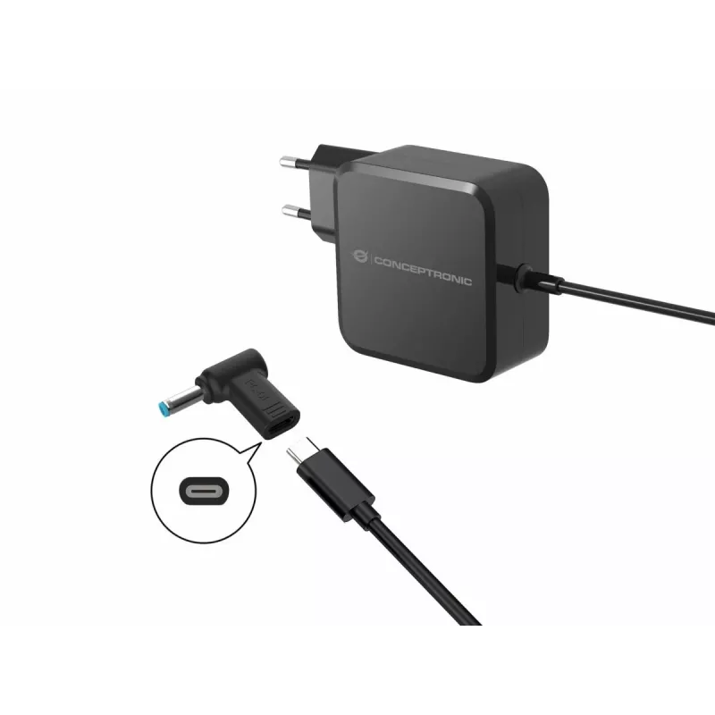 Conceptronic ABBY15PC01 Adapter DC na USB-C, HP 4.5x3.0mm, 18-20V