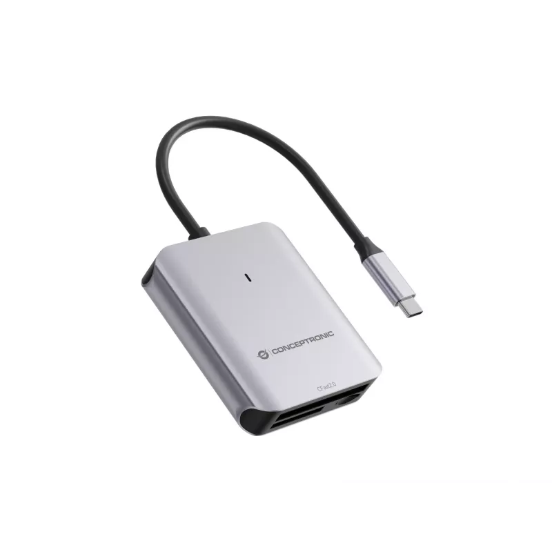 Conceptronic BIAN09G 3-w-1 Czytnik kart USB 3.2 Gen 2, CFast 2.0, SD TF/MicroSD 4.0, UHS-II