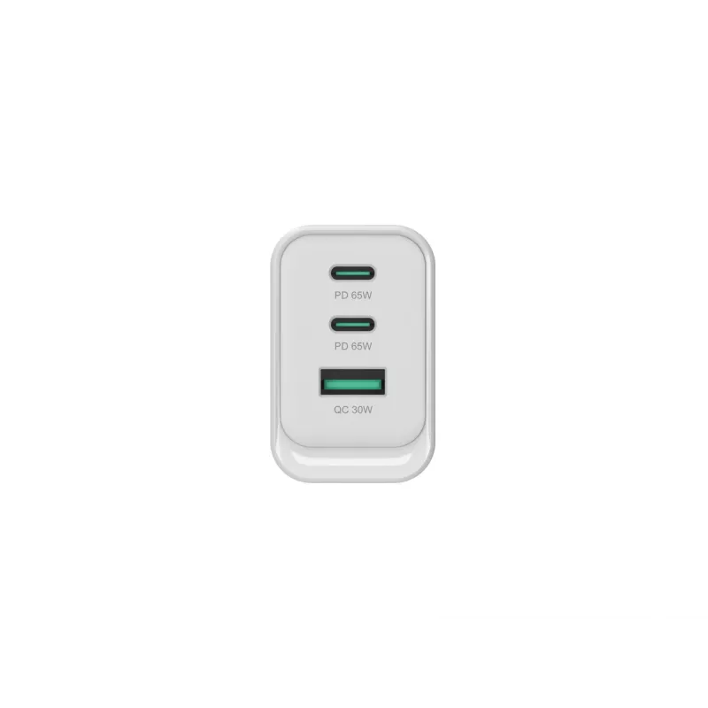 Conceptronic ALTHEA21W65 3-portowa ładowarka USB PD 65 W z GaN, 2 x USB-C, 1 x USB-A, QC 3.0, PPS, PD 3.0