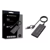 Czytnik kart 7-w-1 CONCEPTRONIC BIAN10B — USB 3.2 Gen 1 Type-A/Type-C, CF/MMC/MS/SD/MicroSD/xD, czarny
