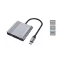 Conceptronic DONN13G stacja dokująca/replikator portów do laptopa Przewodowa USB 3.2 Gen 1 (3.1 Gen 1) Type-C Szary