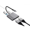 Conceptronic DONN13G stacja dokująca/replikator portów do laptopa Przewodowa USB 3.2 Gen 1 (3.1 Gen 1) Type-C Szary