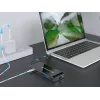Conceptronic DONN14G stacja dokująca/port replikator do laptopa Przewodowa USB 3.2 Gen 1 (3.1 Gen 1) Type-C Szary