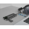 Conceptronic DONN15G stacja dokująca/replikator portów do laptopa Przewodowa USB 3.2 Gen 1 (3.1 Gen 1) Type-C Szary