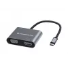 Conceptronic DONN16G Przewodowa stacja dokująca USB 3.2 Gen 1 Type-C Szary 100W 4K Ultra HD
