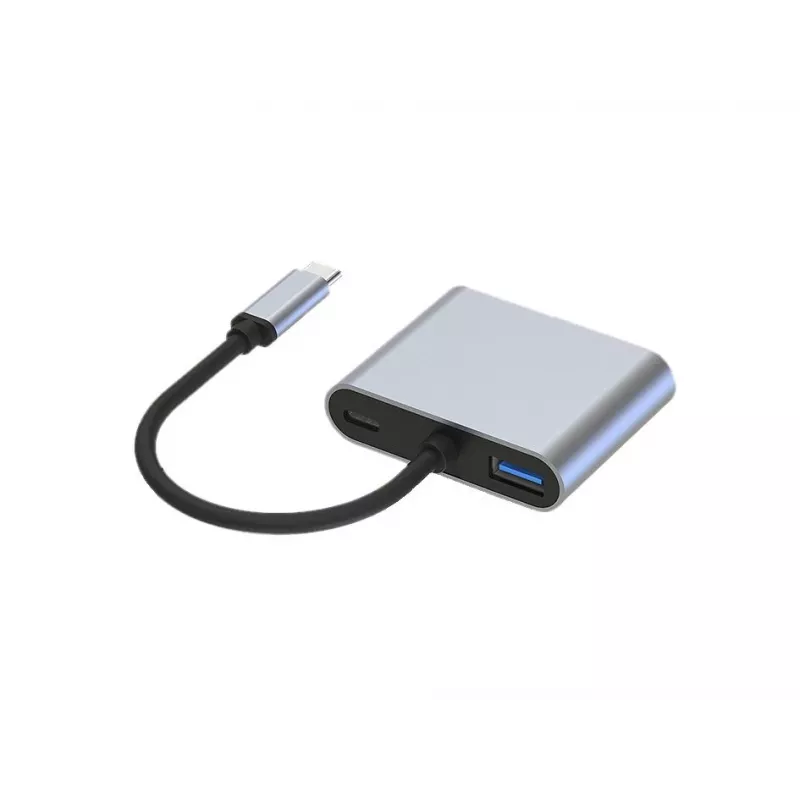 Conceptronic DONN16G Przewodowa stacja dokująca USB 3.2 Gen 1 Type-C Szary 100W 4K Ultra HD