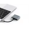 Conceptronic DONN16G Przewodowa stacja dokująca USB 3.2 Gen 1 Type-C Szary 100W 4K Ultra HD