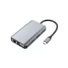 Conceptronic DONN21G stacja dokująca/replikator portów do laptopa Przewodowa USB 3.2 Gen 1 (3.1 Gen 1) Type-C Szary