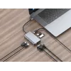 Conceptronic DONN21G stacja dokująca/replikator portów do laptopa Przewodowa USB 3.2 Gen 1 (3.1 Gen 1) Type-C Szary