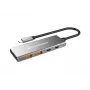Conceptronic HUBBIES15G hub interfejsowy USB 3.2 Gen 2 (3.1 Gen 2) Type-C 10000 Mbit/s Szary
