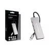 Koncentrator interfejsu Conceptronic HUBBIES17G USB 3.2 Gen 2 (3.1 Gen 2) Type-C 10000 Mbit/s Szary