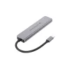 Stacja dokująca 6-w-1 USB 3.2 Gen 1 CONCEPTRONIC DONN33G HDMI, 2×USB-A 5Gbps, 2×USB-C 5Gbps, 100W USB PD, srebrna