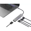 Stacja dokująca 6-w-1 USB 3.2 Gen 1 CONCEPTRONIC DONN33G HDMI, 2×USB-A 5Gbps, 2×USB-C 5Gbps, 100W USB PD, srebrna