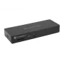 Conceptronic DONN30B 13-w-1 Stacja dokująca Thunderbolt 4, przewodowa, Thunderbolt 4, 96 W, 3,5 mm, 10,100,1000,2000,2500 Mbit/s, IEEE 802.3bz