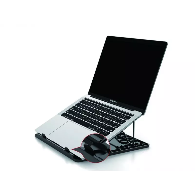 Stojak chłodzący do laptopa Conceptronic ERGO, czarny, do 39,6 cm (15,6 cala)