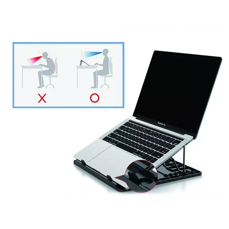 Conceptronic THANA ERGO S, podstawka chłodząca do laptopów Podstawka do laptopa Szary 39,6 cm (15,6 cala)