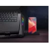 Conceptronic THYIA ERGO podstawka chłodząca pod laptopa gamingowa z 2 wentylatorami, 43,2 cm (17 cali), 2 szt., Przyciski, Czarny, Niebieski, Zielony, Czerwony, Chiny