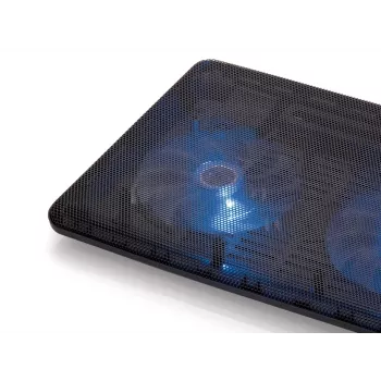 Podkładka chłodząca Conceptronic THANA do laptopów, pasuje do 15,6 cala, 2 wentylatory
