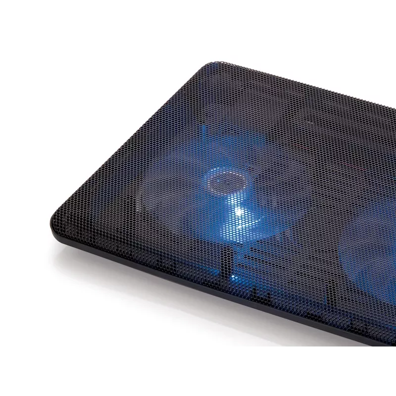 Podkładka chłodząca Conceptronic THANA do laptopów, pasuje do 15,6 cala, 2 wentylatory