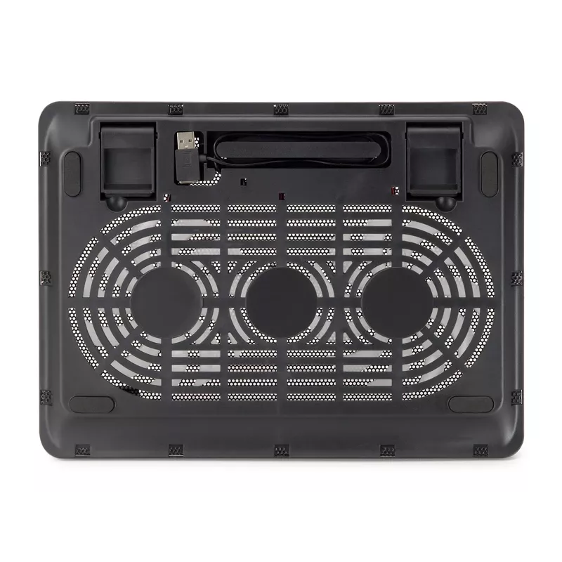 Podkładka chłodząca Conceptronic THANA do laptopów, pasuje do 15,6 cala, 2 wentylatory