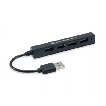 Hub USB Conceptronic HUBBIES 4-portowy koncentrator USB 2.0