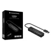 Koncentrator Conceptronic USB 3.0 4-portowy aluminiowy z adapterem USB-C na USB-A