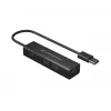 Koncentrator Conceptronic USB 3.0 4-portowy aluminiowy z adapterem USB-C na USB-A