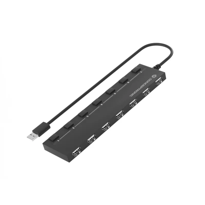 Conceptronic HUBBIES 7-portowy hub USB 2.0