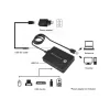 Conceptronic HUBBIES 4-portowy hub USB 3.0/2.0, kabel 90 cm, USB 3.2 Gen 1 (3.1 Gen 1) Type-A, Czarny, USB 2.0, USB 3.2 Gen 1 (3.1 Gen 1) Type-A, Chiny, 87 mm, 55 mm