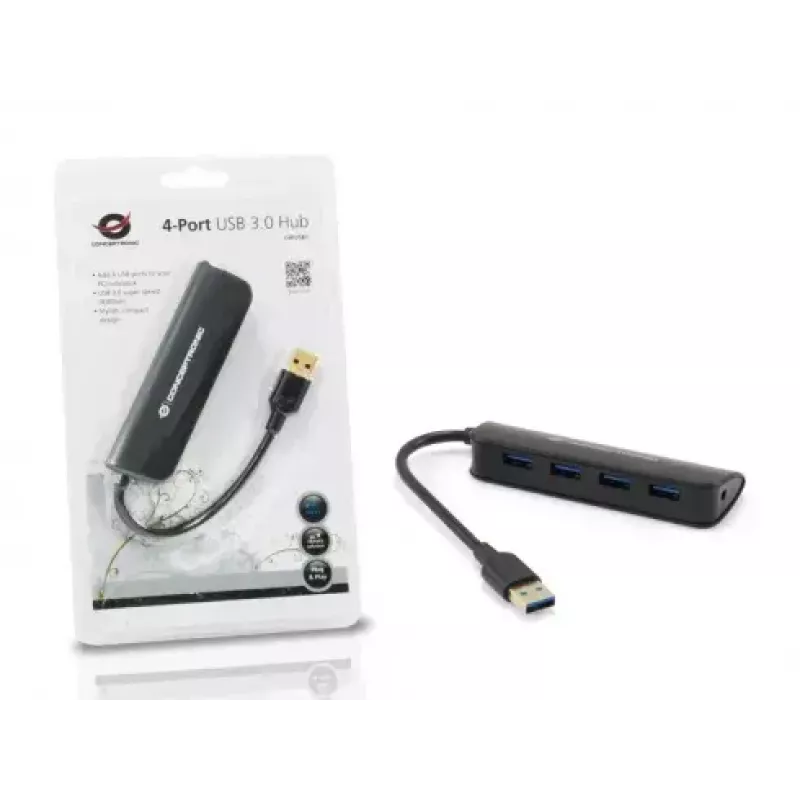 Koncentrator USB Conceptronic 4-Port C4PUSB3