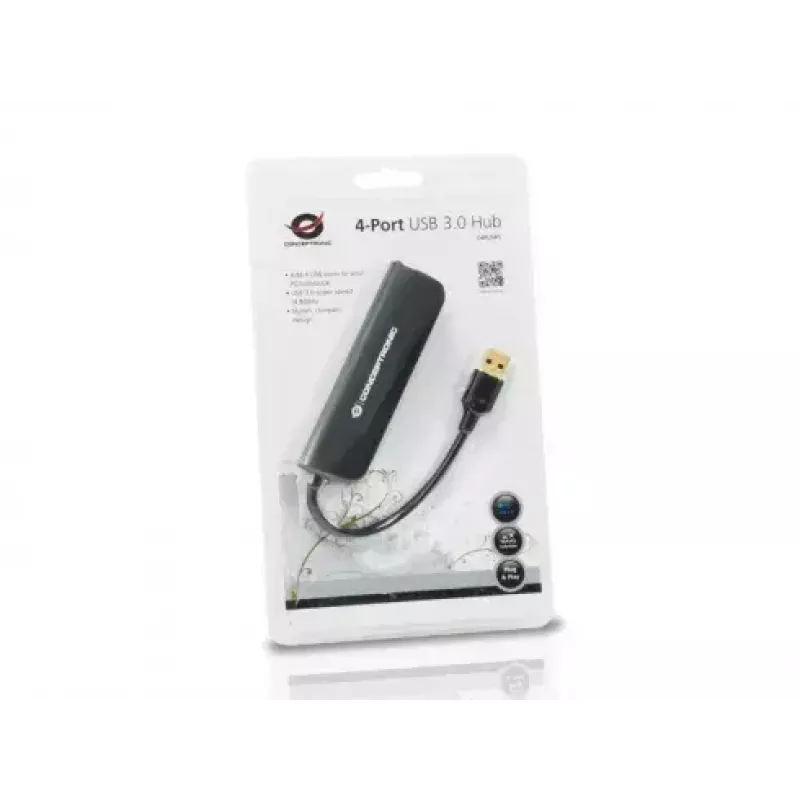 Koncentrator USB Conceptronic 4-Port C4PUSB3