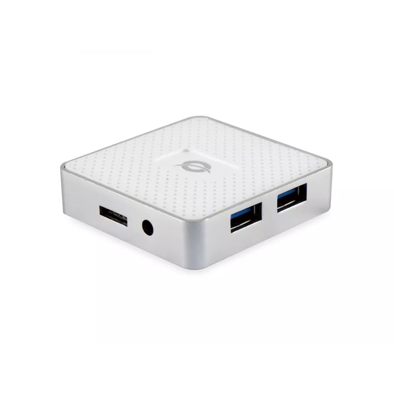 Conceptronic HUBBIES03W hub interfejsowy USB 3.2 Gen 1 (3.1 Gen 1) Micro-B 5000 Mbit/s Biały