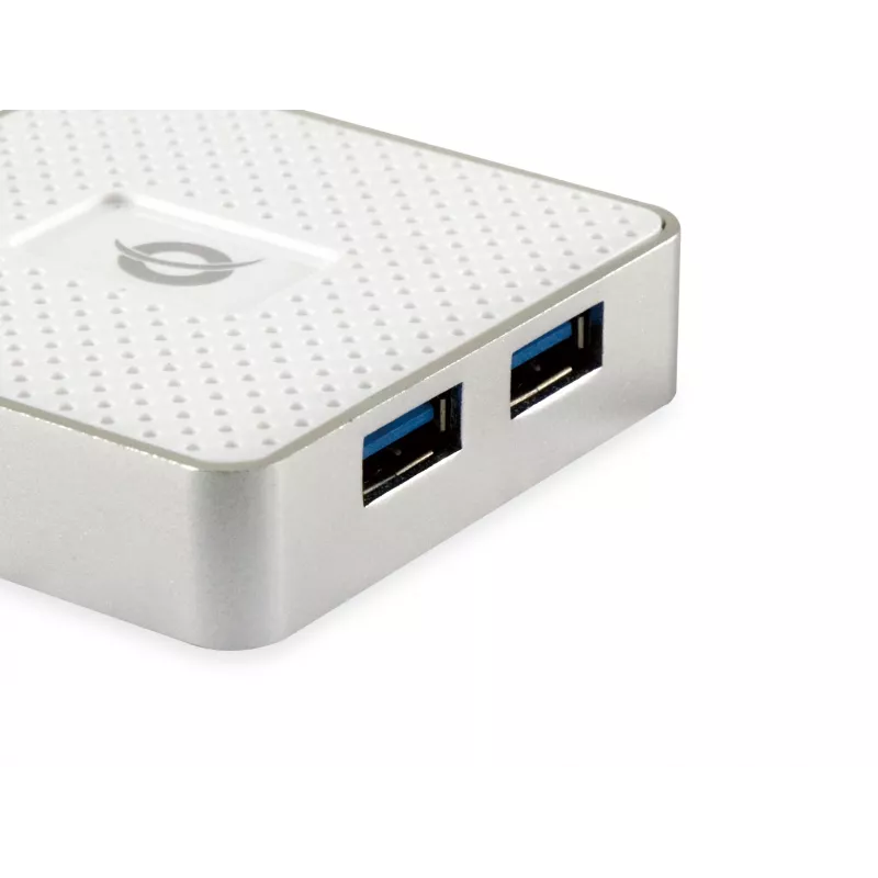 Conceptronic HUBBIES03W hub interfejsowy USB 3.2 Gen 1 (3.1 Gen 1) Micro-B 5000 Mbit/s Biały