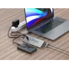 Conceptronic HUBBIES18G 10-w-1 60W USB 3.0 Hub Charger Combo, kabel 2-w-1 USB-C USB-A, USB 3.2 Gen 1